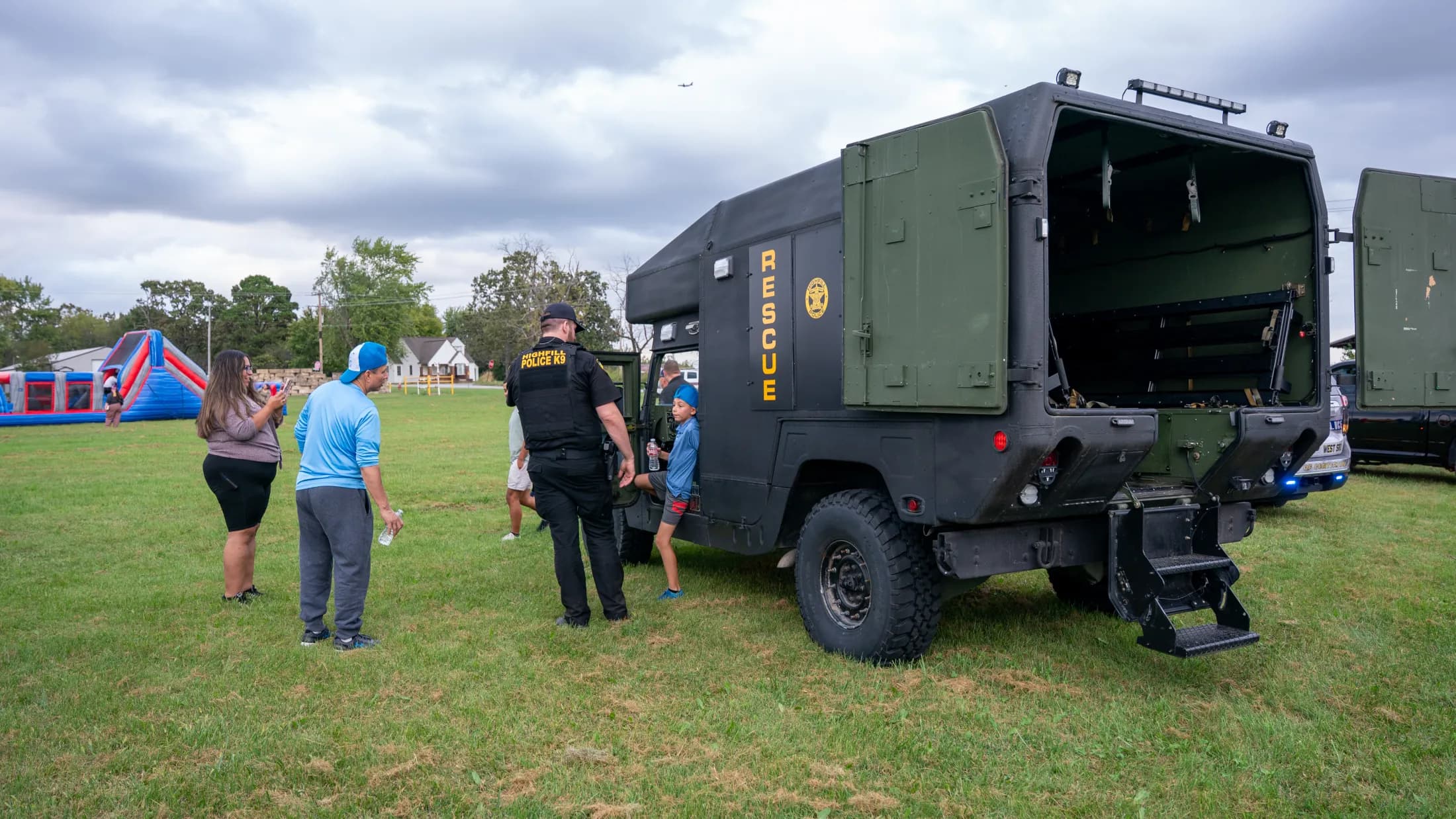 Highfill Police Department at National Night Out